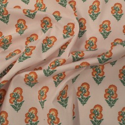 Tissu coton - Adi rose