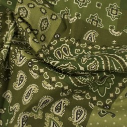 Tissu coton - Farwest kaki