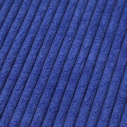 Tissu velours à côtes - Huggy royal
