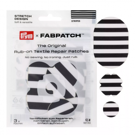 Pièces adhésive spécial stretch design Rayures - Fabpatch X Prym