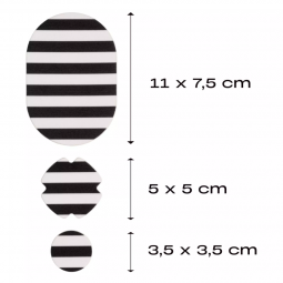 Pièces adhésive spécial stretch design Rayures - Fabpatch X Prym