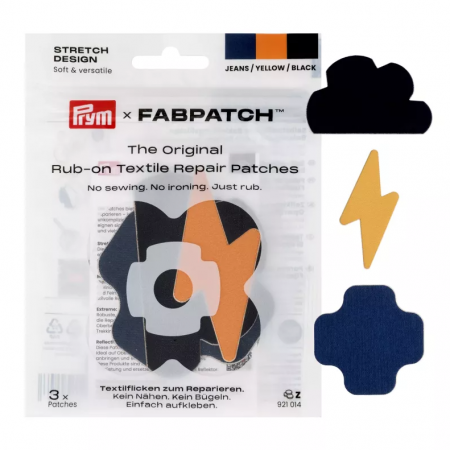 Pièces adhésive spécial stretch design éclair nuage - Fabpatch X Prym