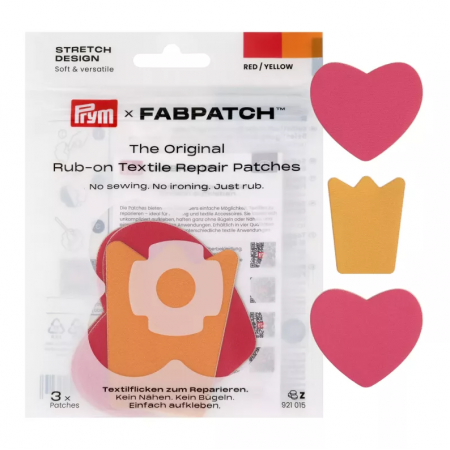 Pièces adhésive spécial stretch design Couronne coeur - Fabpatch X Prym