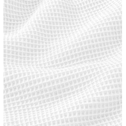 Tissu nid d'abeille - Souple blanc