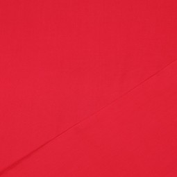 Tissu viscose uni - Rouge