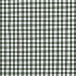 Tissu coton vichy - vert foncé