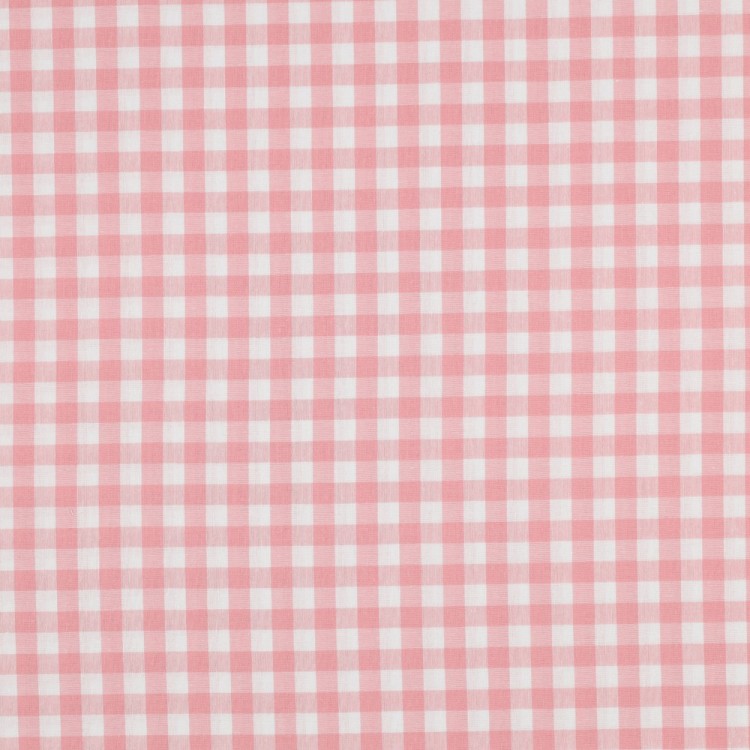 Tissu coton vichy - Vieux rose