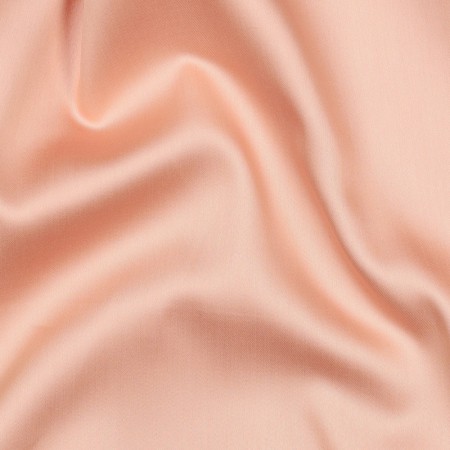Tissu coton uni satiné - Saumon