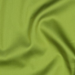 Tissu coton uni satiné - Vert