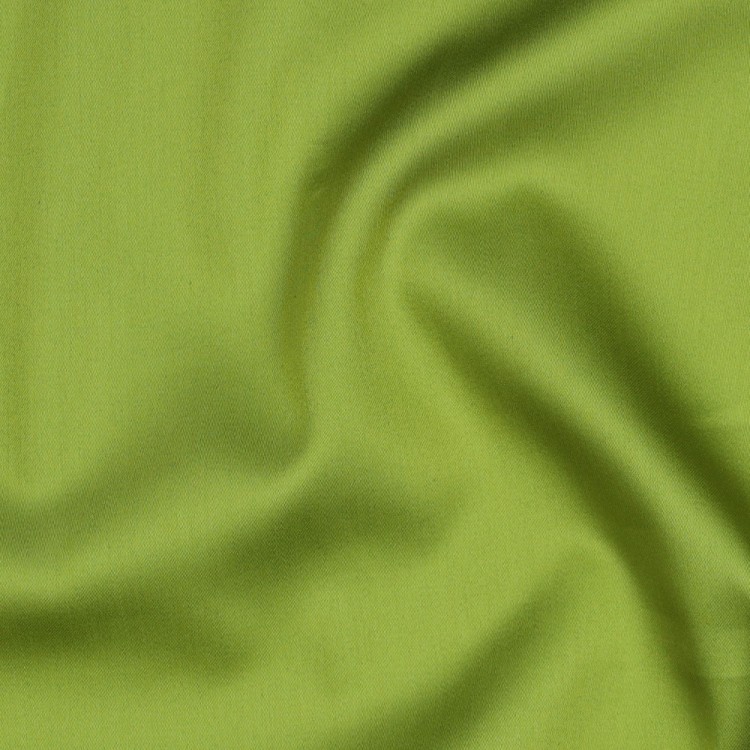 Tissu coton uni satiné - Vert