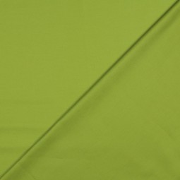 Tissu coton uni satiné - Vert