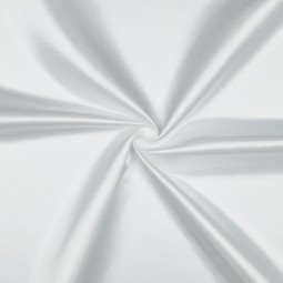 Tissu satin - Blanc