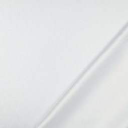 Tissu satin - Blanc