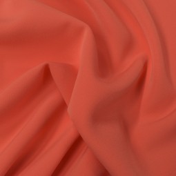 Tissu microfibre épaisse - Corail