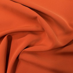 Tissu microfibre épaisse - Orange terre