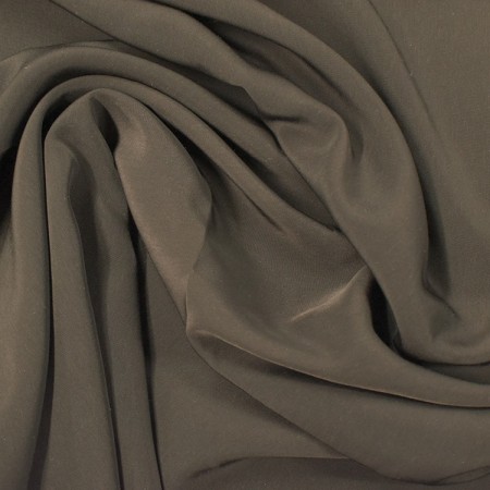 Tissu microfibre fine - Marron foncé