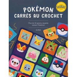 Livre - Pokémon carrés au crochet