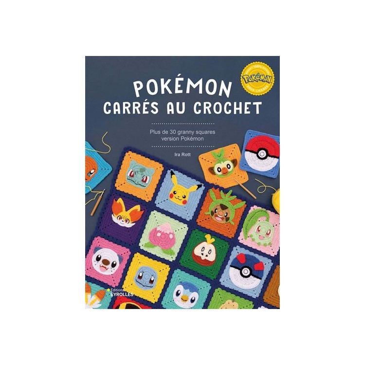 Livre - Pokémon carrés au crochet