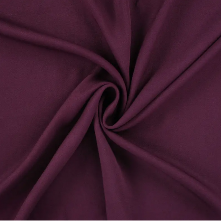 Tissu Twill Viscose - Burgundy