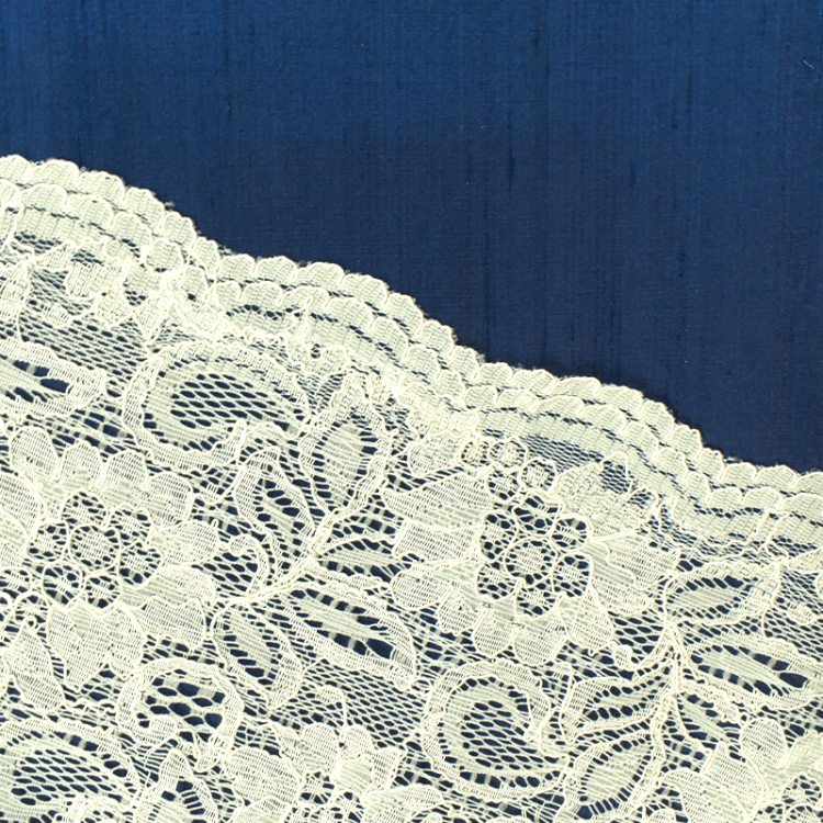 Tissu dentelle - Pizzo blanc