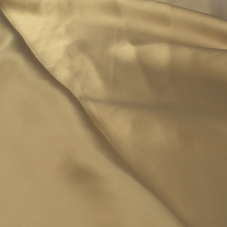 Tissu Soie - Satin beige