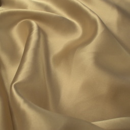 Tissu Soie - Satin beige