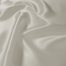 Tissu Soie - Satin écru