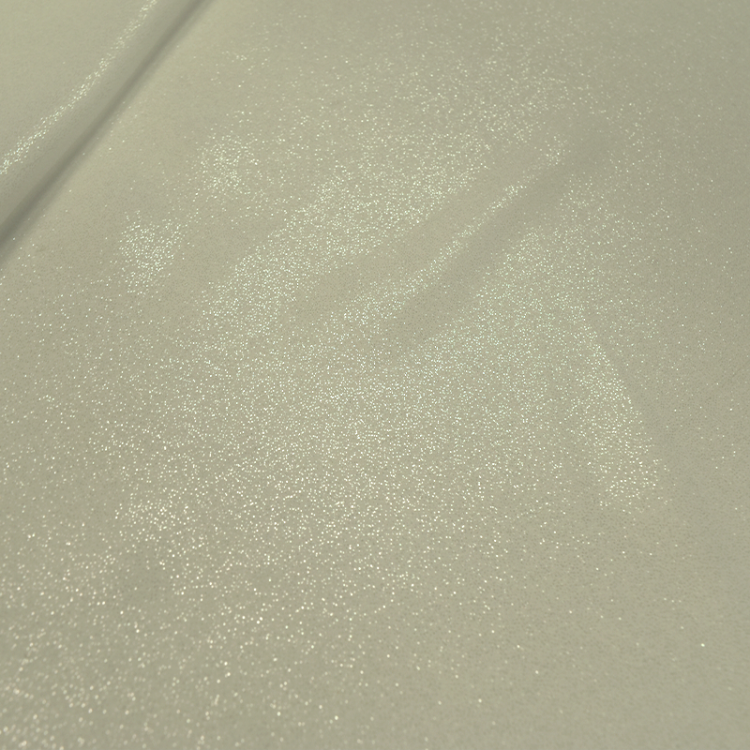 Tissu mousseline - Foil blanc