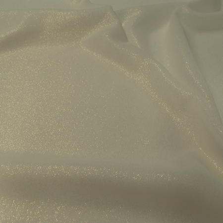 Tissu mousseline - Foil écru