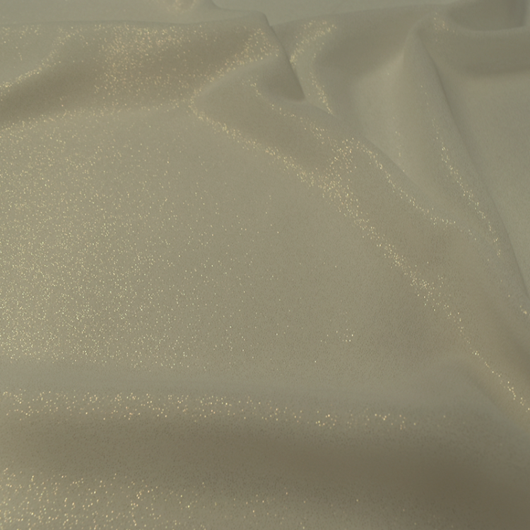 Tissu mousseline - Foil écru