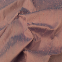 Tissu Soie - Shantung rose bleu