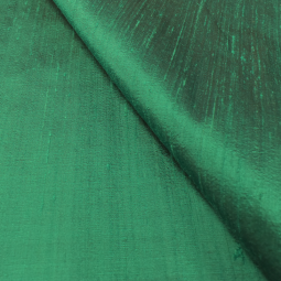 Tissu Soie - Shantung vert