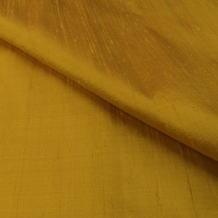 Tissu Soie - Shantung jaune