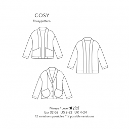 Patron Atelier Scammit - Veste cosy