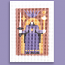 Kit Canevas Fatal - Canevas postal - La reine