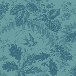 Tissu Laundry Basket Quilts - Teal blue