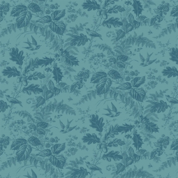 Tissu Laundry Basket Quilts - Teal blue