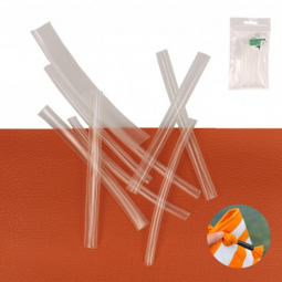 Gaine thermorétractable pour cordon transparent