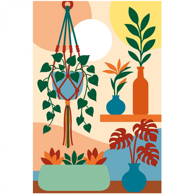 Canevas Seg de Paris - Plantes suspendues
