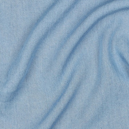 Tissu gabardine - Jean fin bleu clair