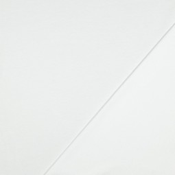 Tissu sweat biologique french terry - Blanc