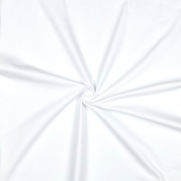 Tissu jersey biologique - uni Blanc