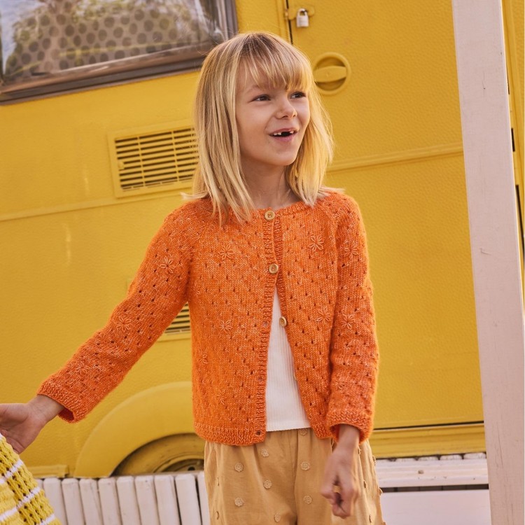 Kit de tricot - Gilet ajouré - Puro Cotone
