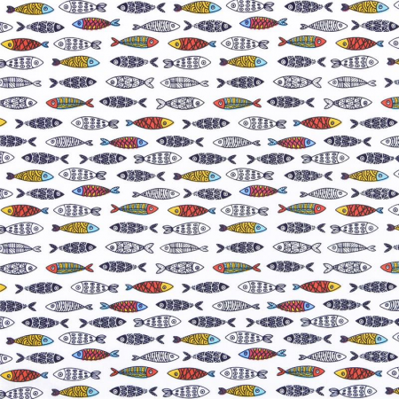 Tissu coton - Eglefin