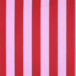 Tissu cretonne - bicolor rouge rose