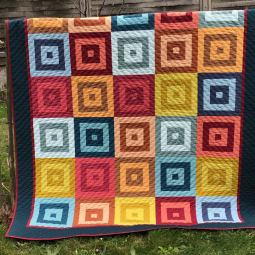 Tuto de patchwork - Plaid horizon