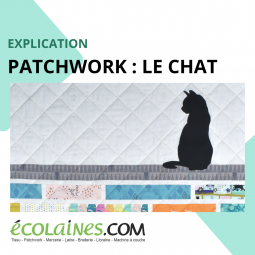 Tuto de patchwork - Le chat
