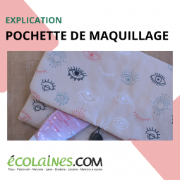 Tuto de couture - Pochette de maquillage