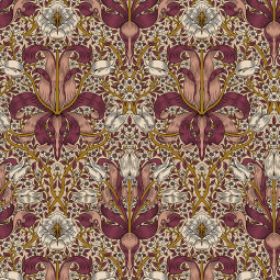 Tissu Morris & co. - Lodden - Barbed Berry