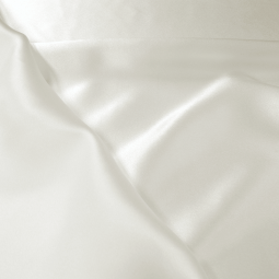 Tissu Soie - Satin écru